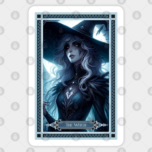 The Witch Tarot Card Sticker by HolidayBug